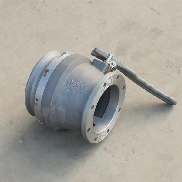 Manual Aluminium Alloy API Oil Adaptor Drain Valve for Oil Tank Truck High Flow Rate and 0.6Mpa Nominal Pressure