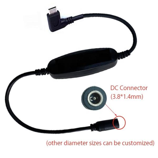 3.8*1.4 USB DC Cable  insulated For Air Conditioning Clothing Fan