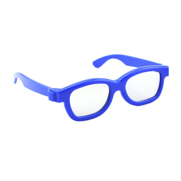 Plastic Kids Polarized 3D Glasses , Disposable Eye Glasses With Colorful Frame