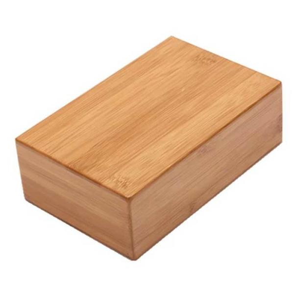 Custom Print Yoga Block Organic Eco Friendly Bamboo Yoga Block 4×6×9inch