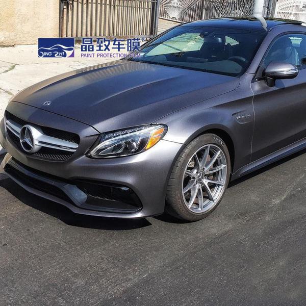 Sand Proof Car Silver Vinyl Wrap PPF Nontoxic 1.52x18M Water Resistant