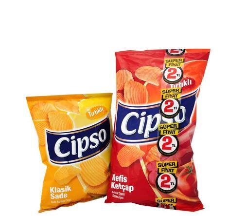 Food Grade Custom Design Laminated Plastic Clear Bags Popcorn / Cookies Packaging
