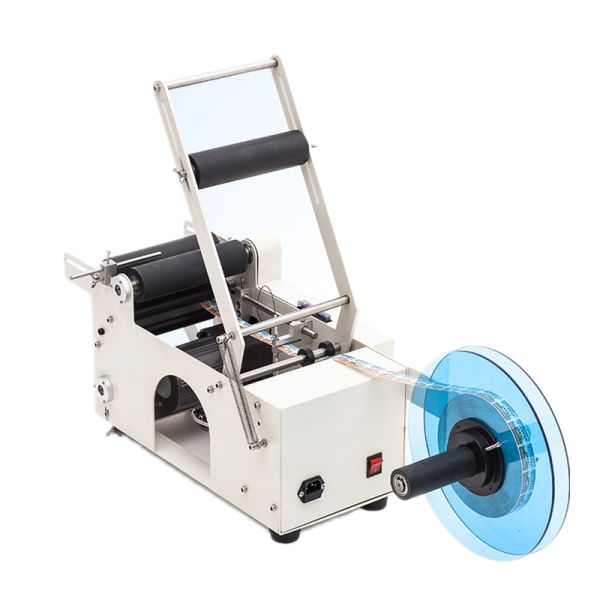 Adhesive Stickers Packaging Labeling Machine Semi Automatic For Food Beverage
