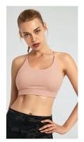 les courroies contraignantes de soutien-gorge des sports des femmes de Paded de résistance à l'usure de retour