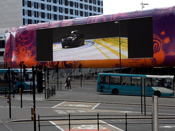 P10mm 90° Flexible Led Screen Display Front Access Fixed Outdoor LED Screen Wall