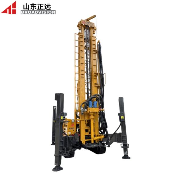 Machine de forage de puits d'eau de type rampe à rampe facile à utiliser de qualité industrielle, économe en énergie, de 330 mètres