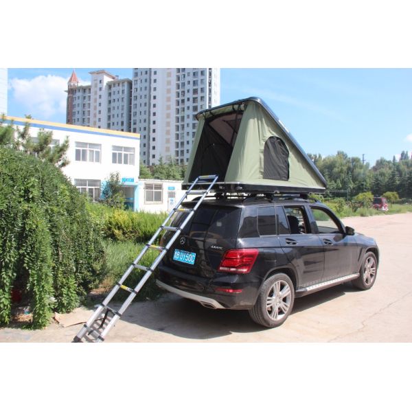 Beige HARD TOP Tent ON THE ROOF OF THE CAR TENT with Quick Automatic Opening 2019