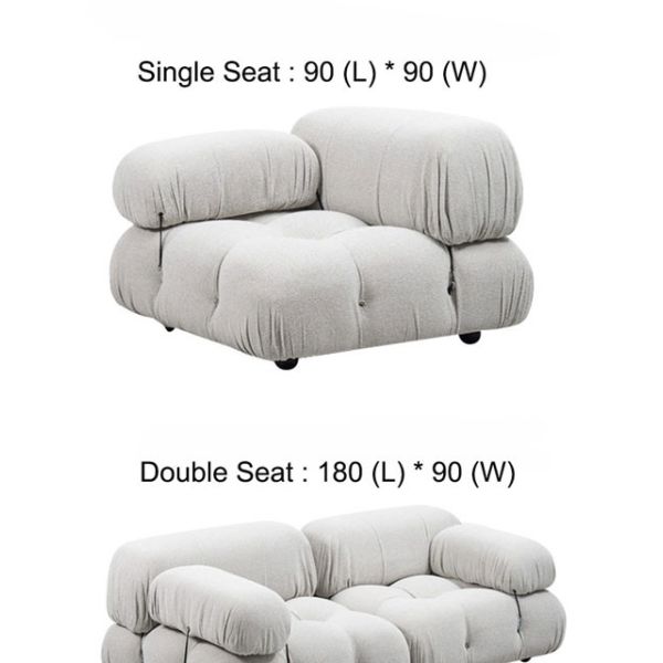 Кресла комнаты прожития 3 частей секционные с минималистским мебели Recliners итальянское