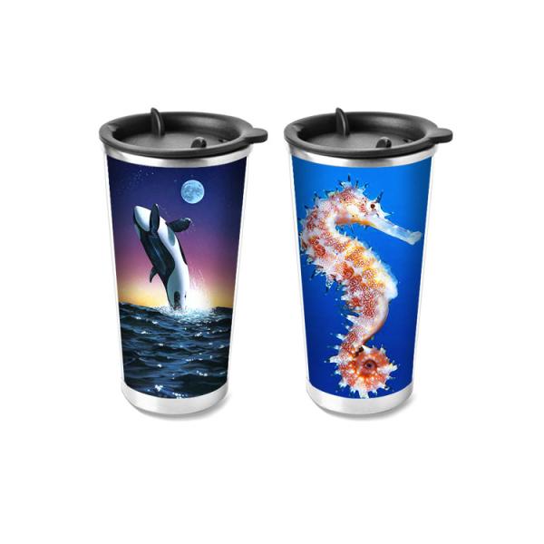 Stereogram 3d Lenticular Drink Cups For Kids 3d Mug Cup Creative Drinking Logo Design
