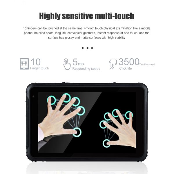Rugged Tablet 8inch 4gb 64gb/128 IP67 Certified Waterproof GPS Win LCD Touch Tablet PC