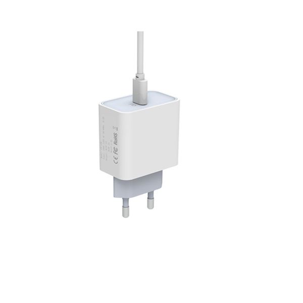 1 Port 18W PD Wall Charger , Portable Travel Adapter 48g For Digital Devices