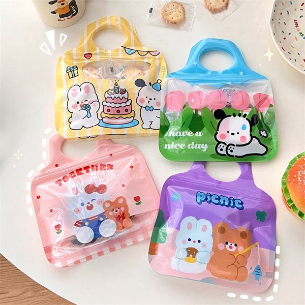 Customized Color Multi Layer Plastic LDPE Food Pouch Packaging Snack Foods Candy Bag with Zipper Window Aluminum Foil Nuts Jerky Chocolate
