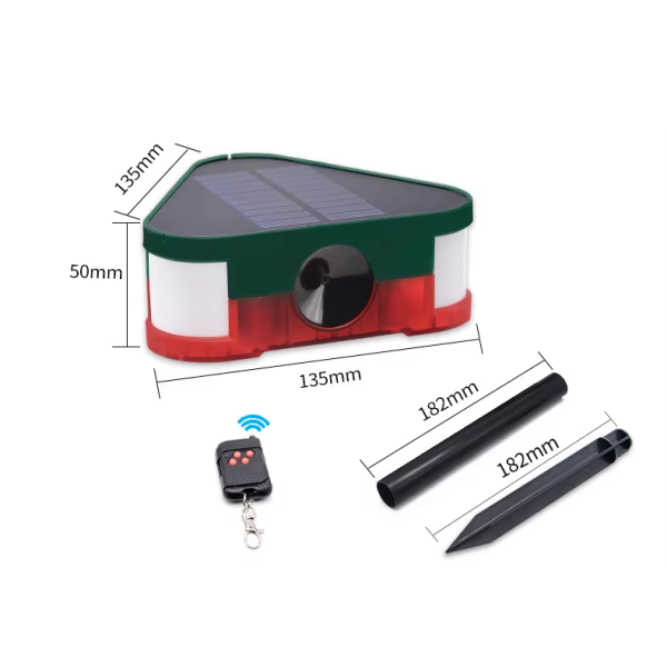 Power Supply Solar Ultrasonic Animal Repellent System with 360 Degree Induction Alarm