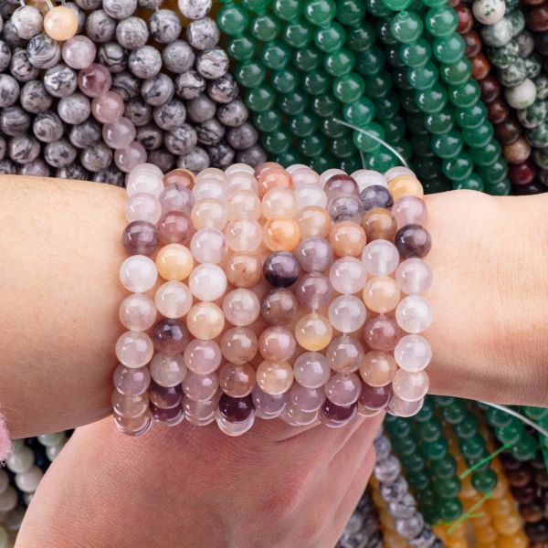 Фиолетовый камень свободные бусы 4 мм полудрагоценные бусы для ювелирных украшений вечеринки