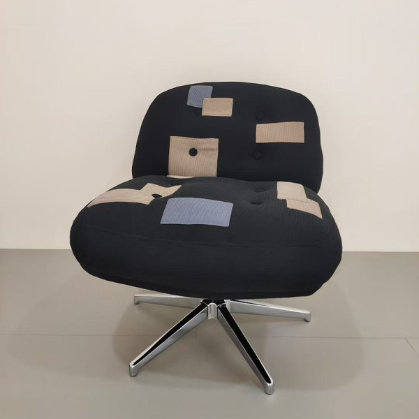 Modern Minimalist Single Seat Lazy Lounge Chair Office Chair Home Living Room Swivel Sofa Chair Recliner Eco-Friendly AcreECO