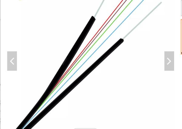 GJXH FTTH Drop Cable LSZH Jacket 1 Core 2 Core G657A FTTH Drop Fiber Cable