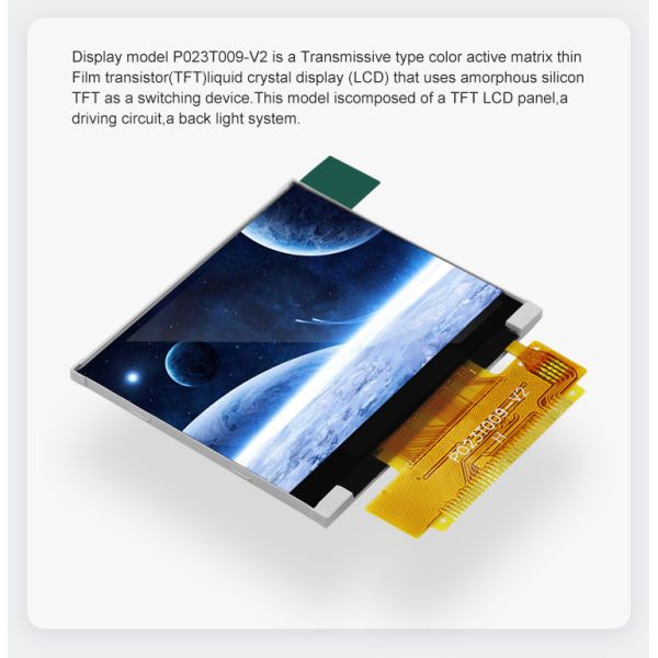 Polcd ILI9342C 2,31-дюймовый ЖК-дисплей 8080 MCU 16-битный ЖК-дисплей 320x240 300 нит