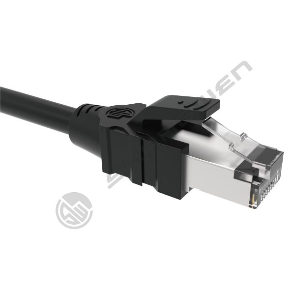 Black CAT6 FTP 24AWG Ethernet Network Cable 4pair Cross CE UL Multiple Copper Twist 100% Oxygen-free Copper 1m/2M/3M/5M