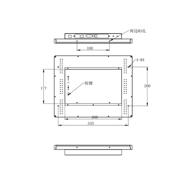 17 Inch Wall Mounted Industrial Grade Explosion-proof Touch Screen Self-service Terminal