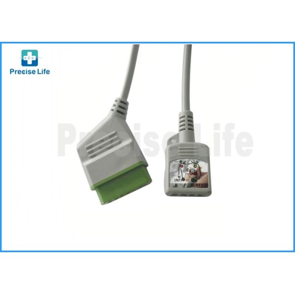 Кабель Nihon Kohden JC-906P монитора штыря Rectange 12 к 8 руководства ECG штыря 6