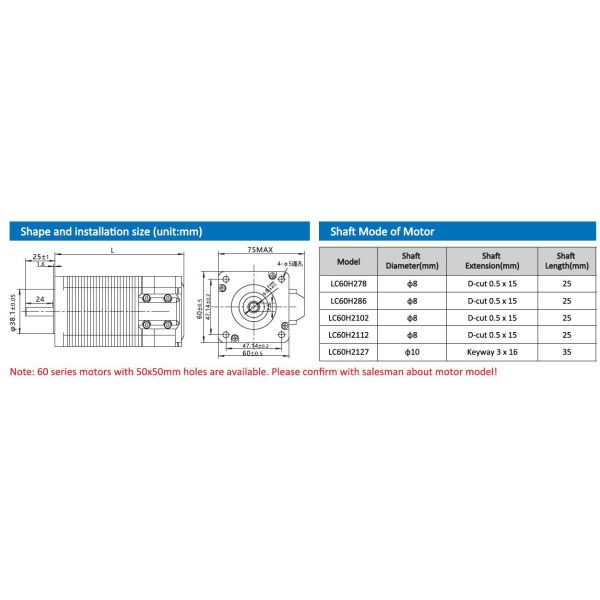 3nm Nema 24 2 Phase Close Loop Control System AC DC Digital Servo Stepper Motor Driver Kit