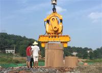 Excavatrice hydraulique Mounted Vibro Hammer de pile de feuille pour Cranerough 300KW