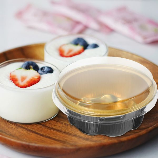 Metal Baking Molds 100pcs Mini Cake Pans With Lids Aluminum Foil Ramekin Mold Baking Cups For Individual Cake