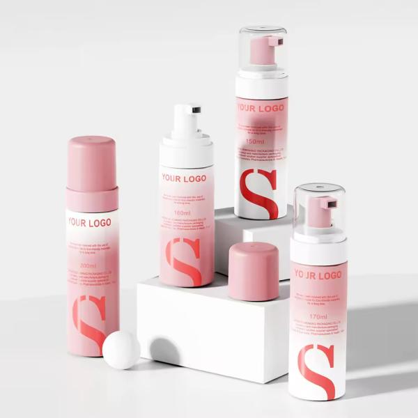 Leak Proof PET Foaming Bottle 120ml - 250ml Facial Cleanser Bottle