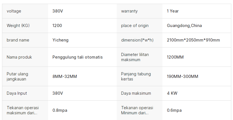 350kg PET Strap Winder 800kpa 1200kg Plastic Winding Equipment