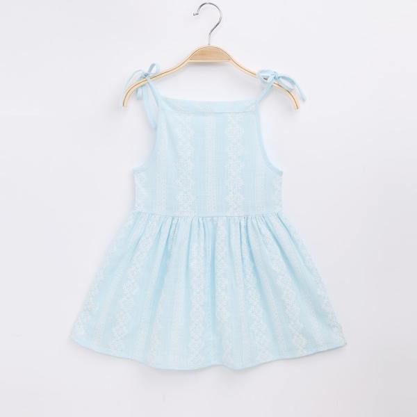 New baby girls summer children's clothing sleeveless dress linen cotton newborn children spaghetti strap dress