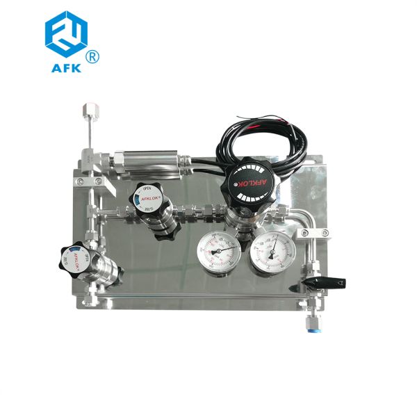 Нержавеющая сталь поставки газа системы панели регулятора перестроения давления AFK коллекторная