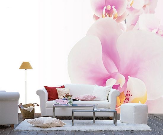 PP53-137S Pink Flower Series Nov woven fabric Interior Decoration Wallpapers (OEM)