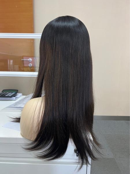 The European human hair topper virgin cuticle hair silk topper Jewish Kosher topper