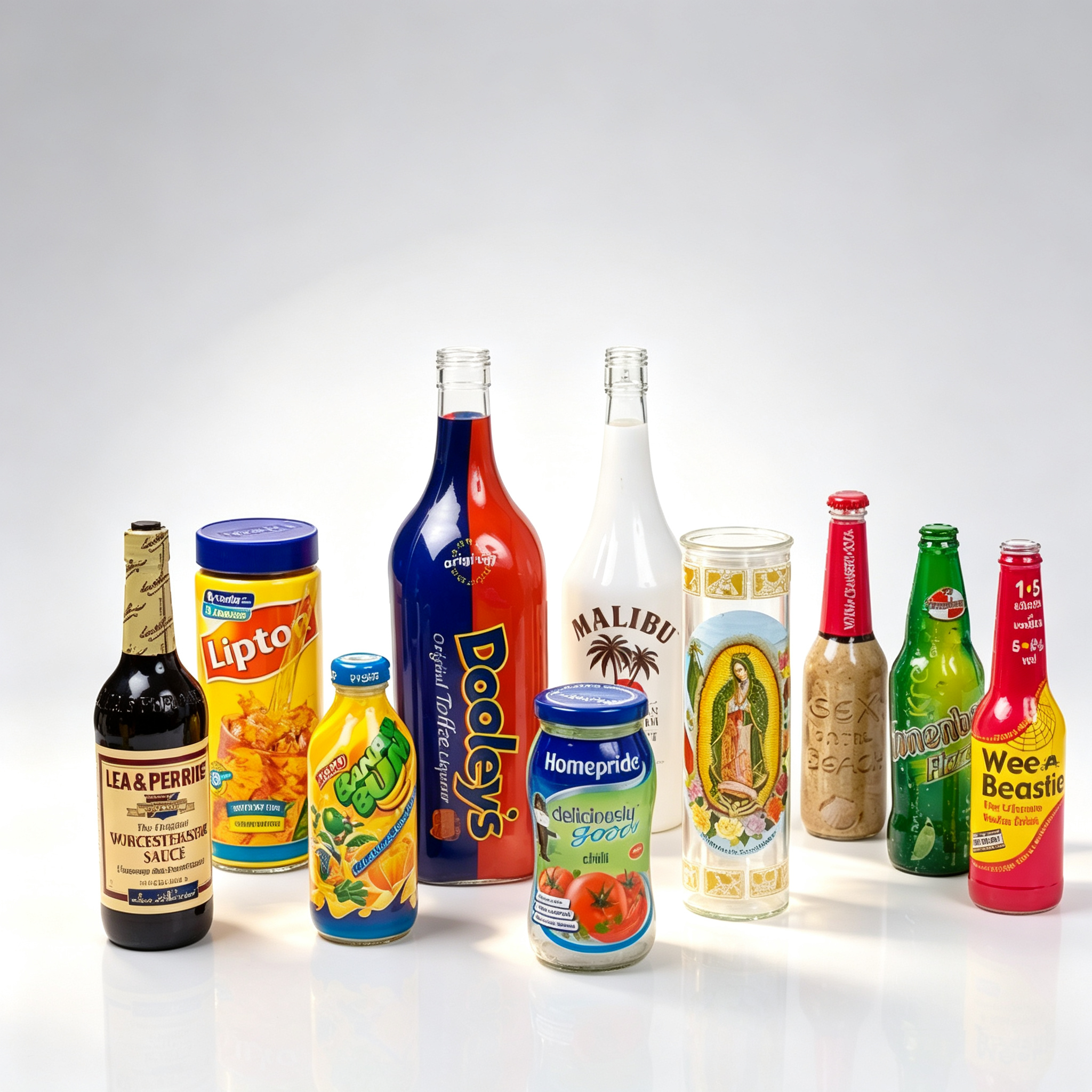 Custom Print Shrink Sleeve Labels For Food Beverage Bottles & Jars | 360 Full Wrap Heat Shrink Wrap Labels OEM Custom Logo Printing