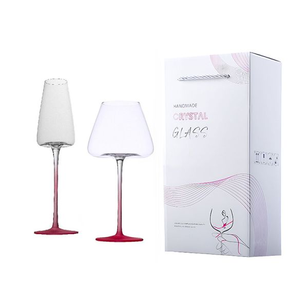 Custom 550Ml Clear Retro Classic Wine Glasses Glass Goblet Yeti Wine Glass for wedding