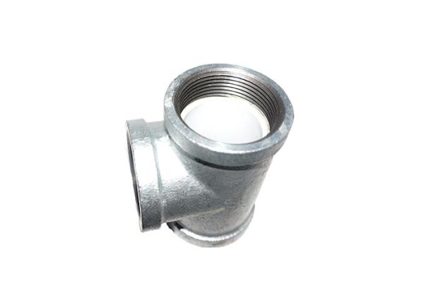 Durable Plastic Lined Pipe Fittings , Hot Galvanized Tee Fittings Eco Friendly
