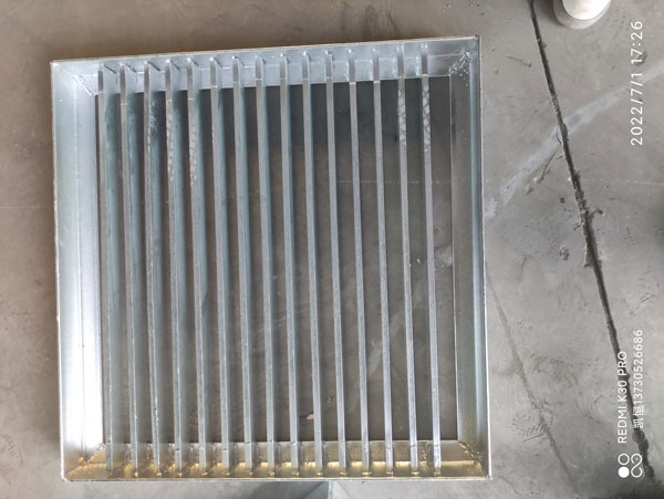 Шкаф погани канализационного резервуара подгонял стальную решетку Q235 Q355