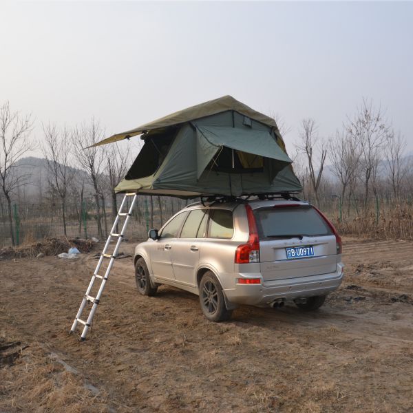 4 Man Off Road Camping Roof Top Tent with Soft Shell and 2000-3000mm Waterproof Index