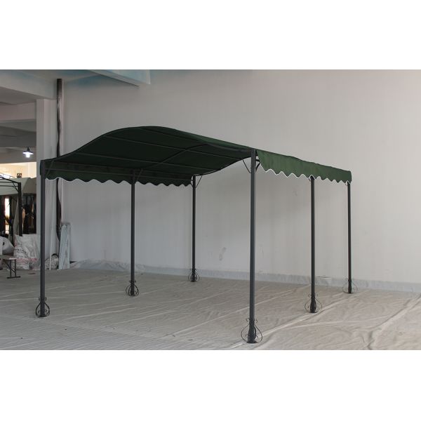 Customizable Steel Frame Outdoor Arched Canopy Garden Shade Pergola Pavilion Gazebo