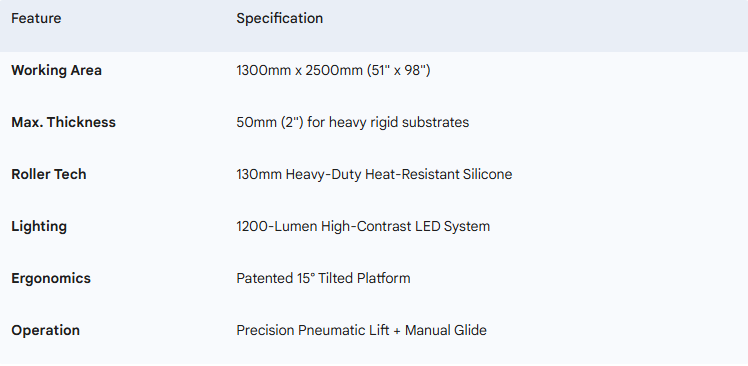 MEFU MF1325-B4: The Ultimate 1.3m X 2.5m Productivity Hub For Modern Signage