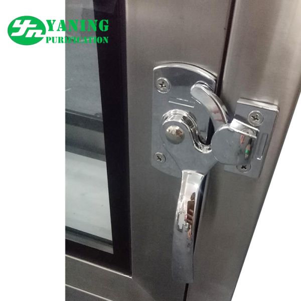 Paso de acero inoxidable ordinario a través del sitio limpio de la caja de paso de la ducha de aire 12 meses de garantía