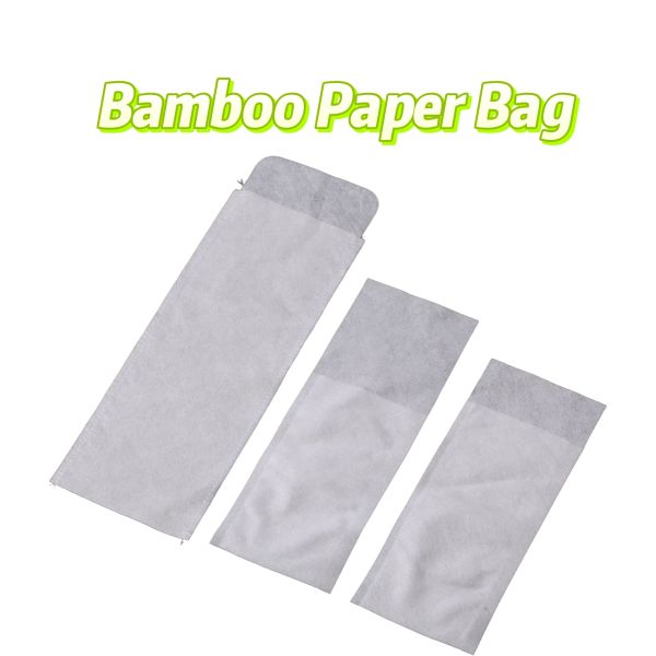 Bamboo Fiber Paper Bag 10x(10+5)cm – Mini Self-Seal Pouch for Small Valuables