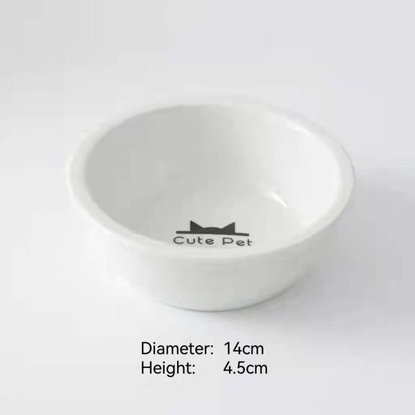 Creative Durable Pet Ceramic Bowls , Ceramic Dog Feeders Eco Friendly ODM