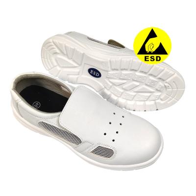 Dustproof Breathable Work Safety Shoe Steel Toe Cap ESD Antistatic Shoes For Anti Static Industry