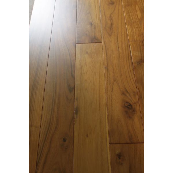 Plancher chinois en bois solide de teck ; Planchers en bois dur asiatiques de teck, planchers en bois de sauterelle noire, teck d'or souillé