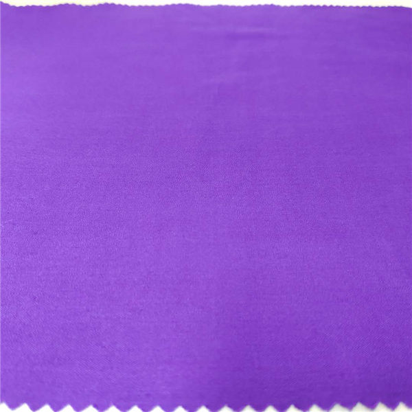 PURPLE Polycotton Dyed Fabric Skin Comfort No Deformation Not Irrition