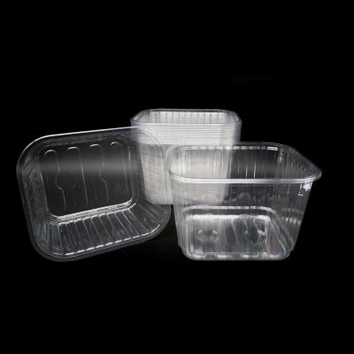 Plateaux transparents personnalisés en PET de qualité alimentaire pour fruits et légumes