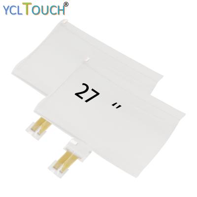 Aluminium nano transparent de contact de 27 pouces, 10 points de film multi de contact