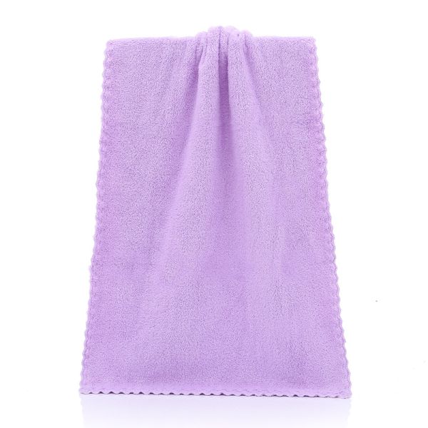 Plain Pink 200gsm Quick Dry Microfiber Face Cloth