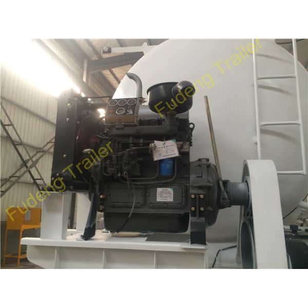 3 Axles Cement Semi Trailer , powder tank trailer , Dry Bulk Tank Trailers For Sale Dubai